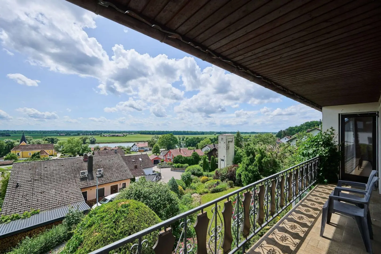 Einfamilienhaus Pfelling Balkon