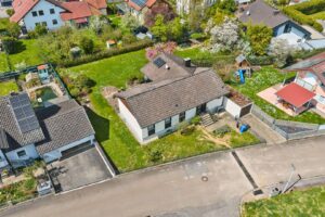 Bungalow Rain Ansicht oben