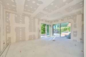Rohbau Wohnzimmer