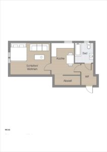 Grundriss Wohnung 3