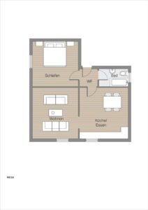 Grundriss Wohnung 4