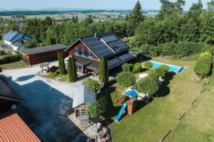 Ranch Eichendorf Wohnhaus Ansicht oben II