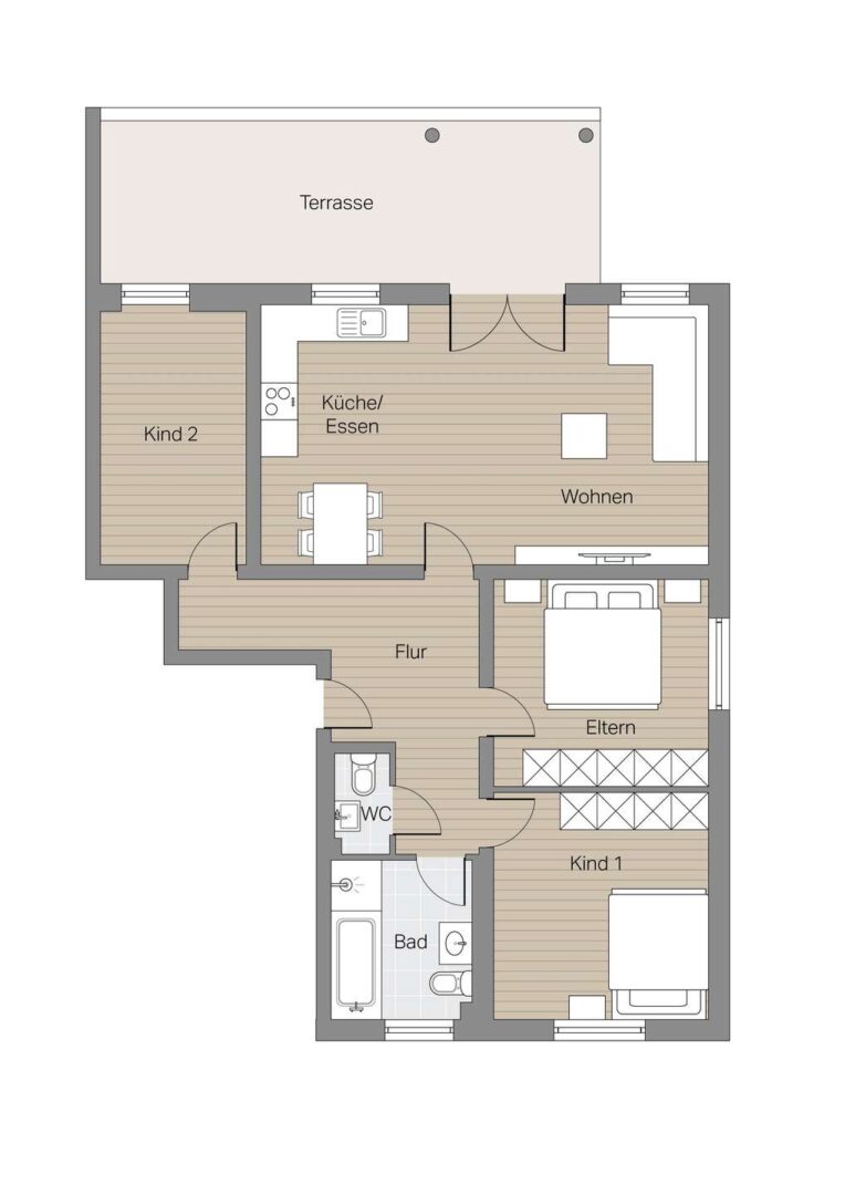 Grundriss Wohnung