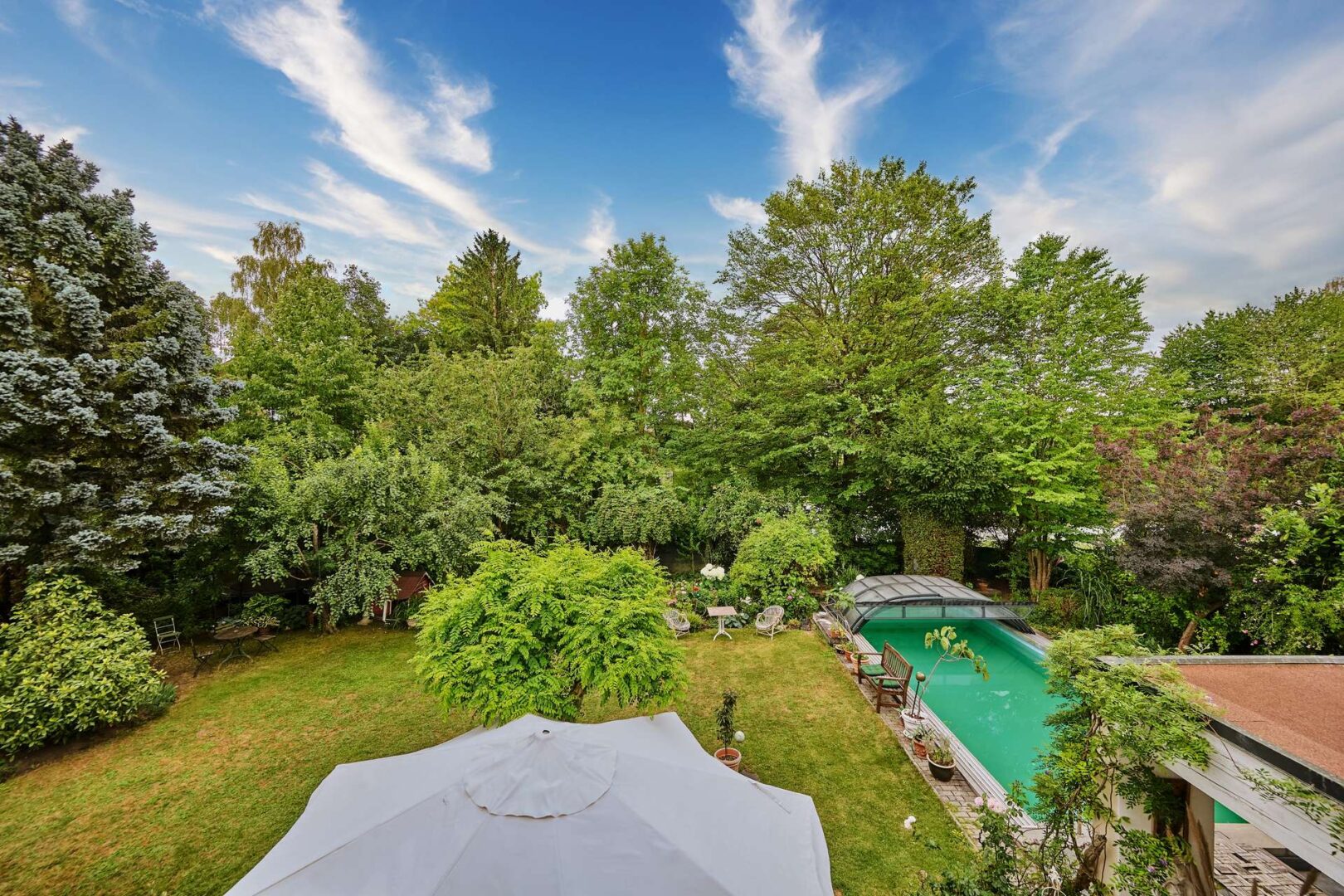 EFH Straubing Ausblick Balkon