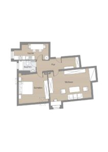 Grundriss Wohnung