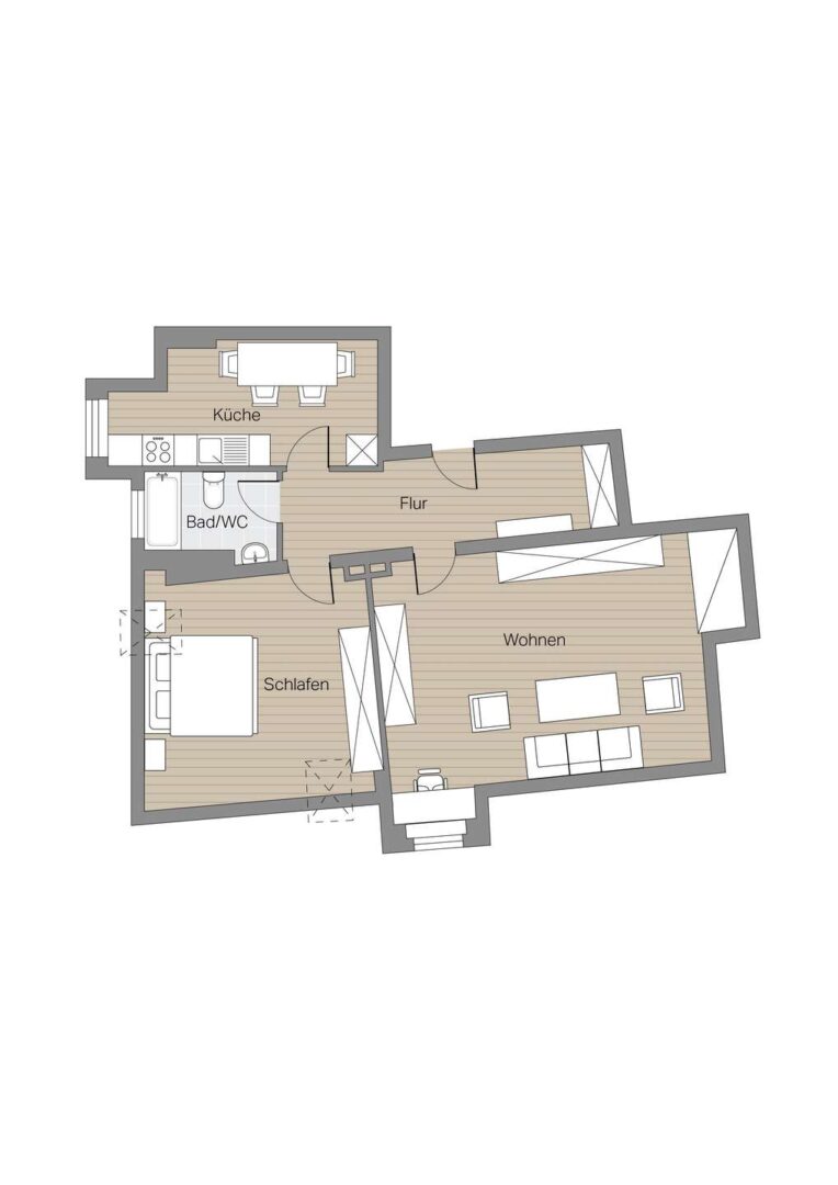 Grundriss Wohnung