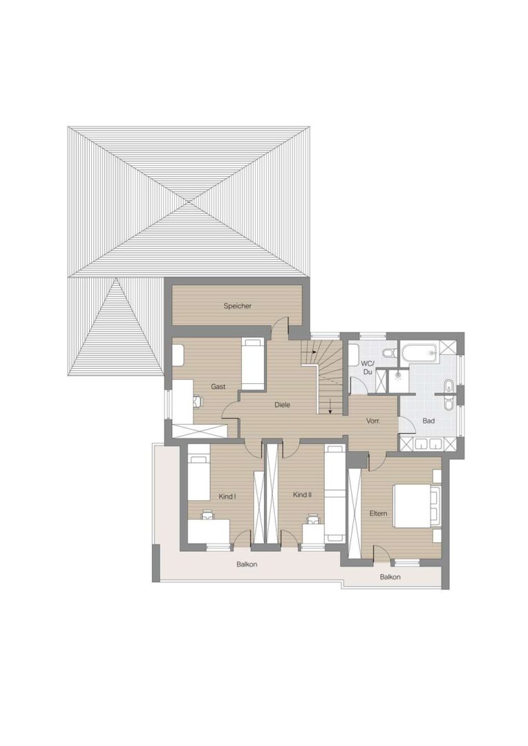 Grundriss Obergeschoss