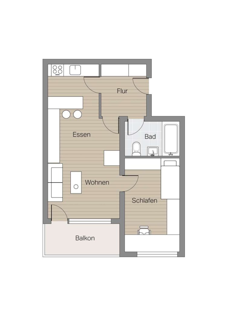 Grundriss Wohnung