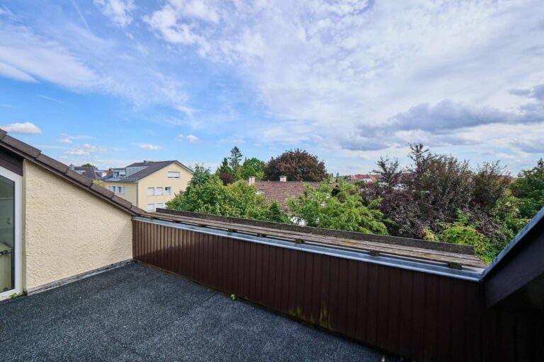 ETW Straubing Ausblick Balkon